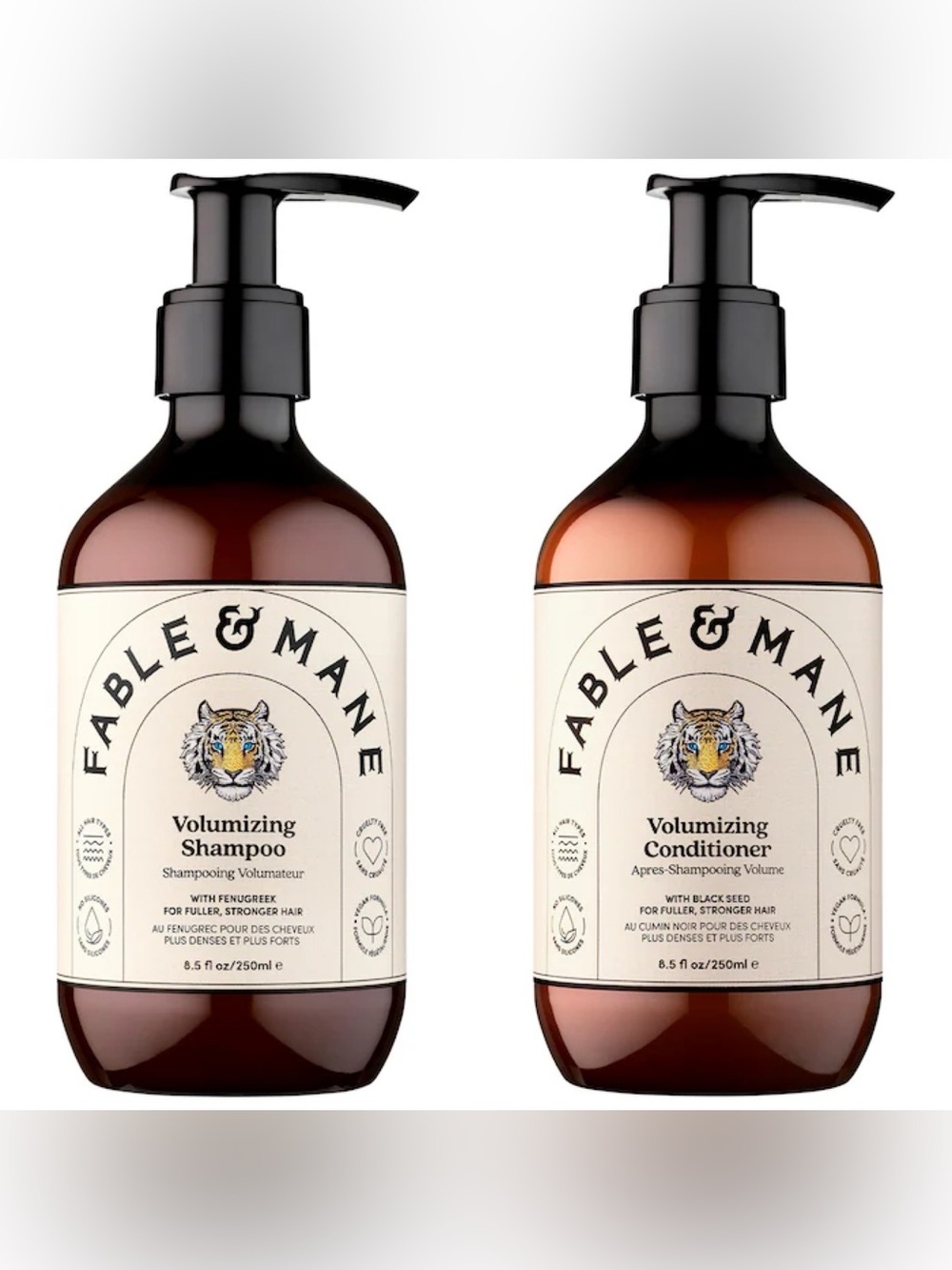 New Fable & Mane Volumizing Shampoo & Conditioner Bundle